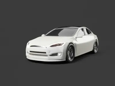 Tesla Model S Plaid 3D model get