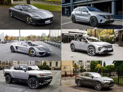 Collection Car 05 3D Model Pack