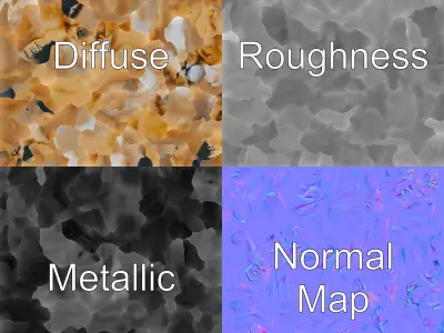 Realistic Lion Sculpture 3D Model - High Detail Low-poly 3D model