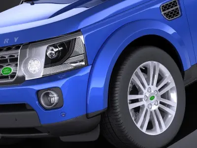 Land Rover Discovery 2014 VRAY 3D model