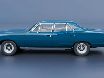 Dodge Coronet 4 Door 1968 3D print model