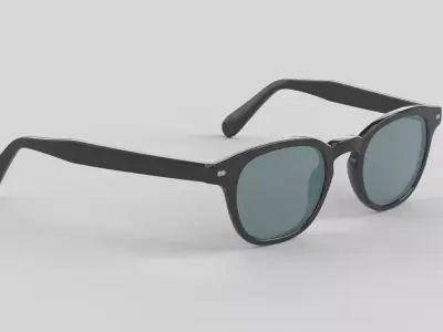 Paloma Eyewear Glasses Low-poly 3D model