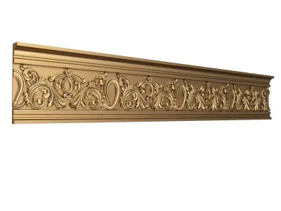 Cornice Decoration Molding 047 Low-poly 3D model