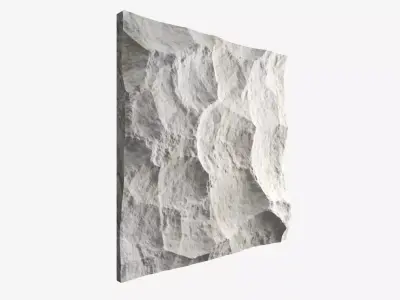 140-RockPanel sandstone wall art 3D model