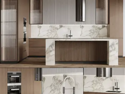 Kitchen 075 3D model