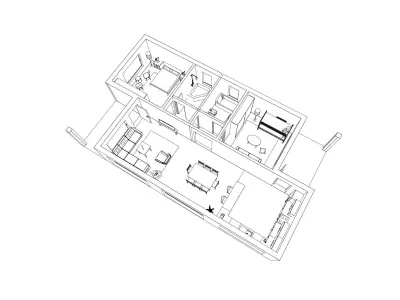 Apartment Design 3D model