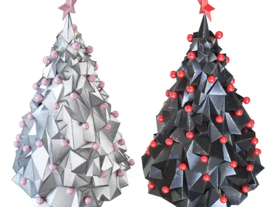 Modern Christmas tree 3D model