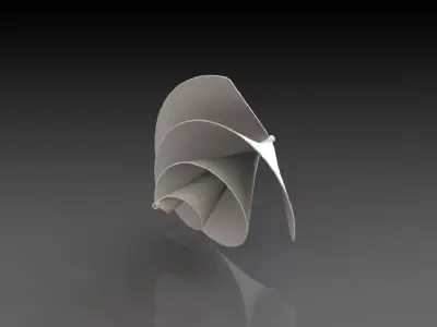 Archimedes Spiral Liam F1 Wind Turbine 3D print model