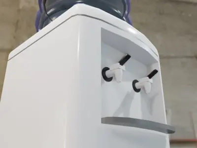 Drinking Fountain - Water -Bebedouro de agua Low-poly 3D model