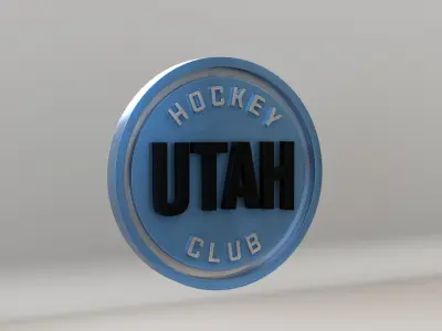 NHL Utah Hockey Club Team Logo 3D model