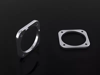 Square Ring Collection 48-60 size 3D print model