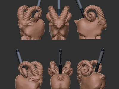 Goat Pen Case Holder for 3D Print 3D print model