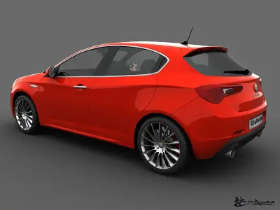 Alfa Romeo Giulietta 2011 3D model