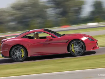 Generic Grand Touring Sports Car Rigged 3D model