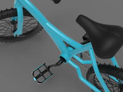 3D Bicycle 3D model