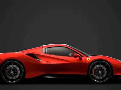 Ferrari Spider 488 Pista 2020 3D model