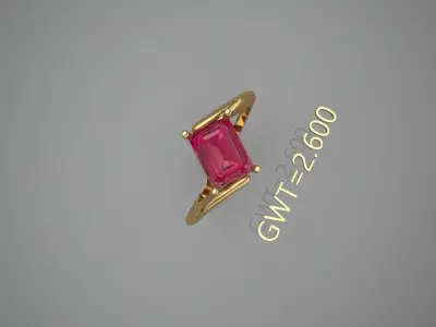 FASION  RING 3D model 2