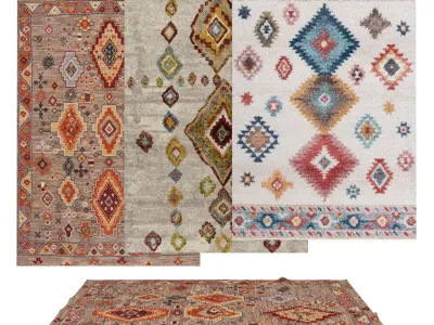 Rugs No 387 Low-poly 3D model