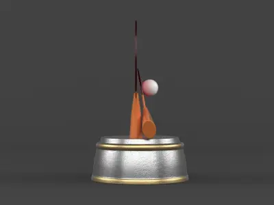 Trophy Cup 3D model 24