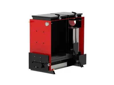 solid fuel boiler 3D model 3D model