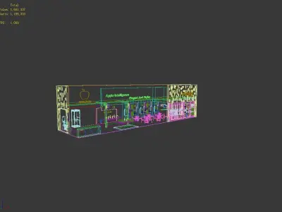 Exhibition - Area - 24X6-3DMAX2009-011 3D model