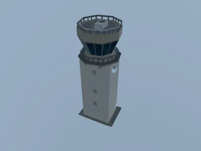 Control Tower 3D model