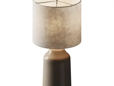Kleine tafellamp Sandy Glow van keramiek 3D model