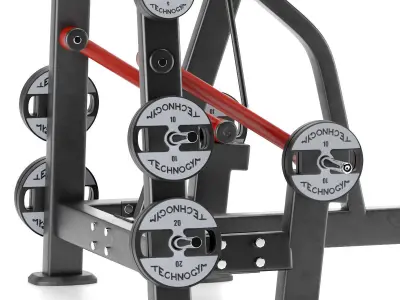 Gym Equipment  FREEWEIGHT SPECIAL SUPER HIGH ROW 3D model