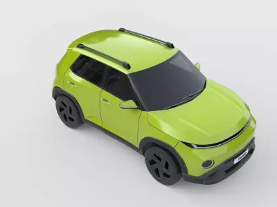 Generic Adventure-Style EV SUV 3D model