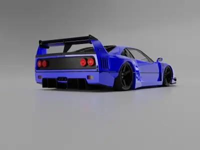 F40 Liberty Walk 3D model