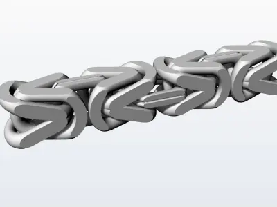 Cadena de slavones 3D print model