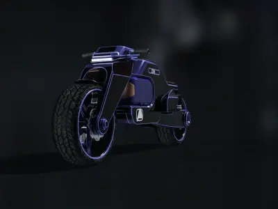 motorbike vehicle ZEN electric  3D model