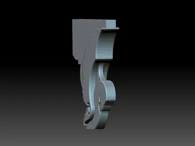 Pegasus ornamental corbel 3D print model