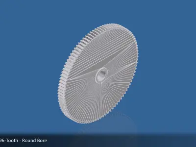 96-Tooth Spur Gear 03 3D print model
