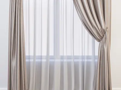 Set 61 Curtains 3D model