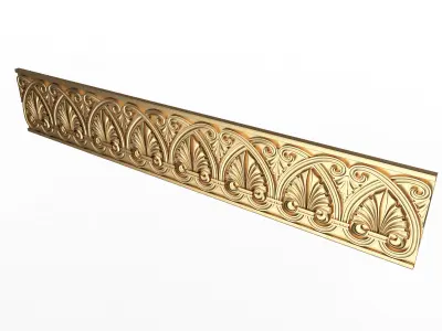 Ornament Element Molding 012 Low-poly 3D model