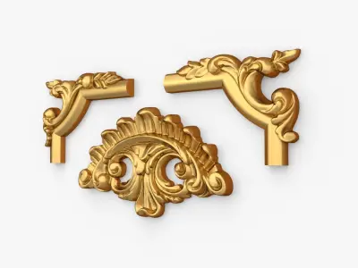 Classic decor ornament 288 3D model purchase