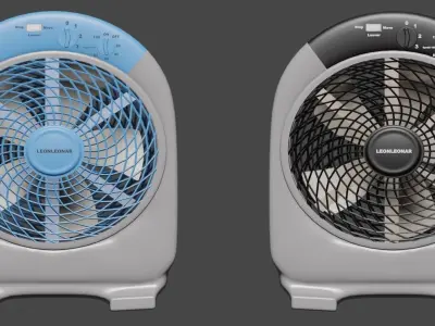 Table fan    Ventilador de mesa Free 3D model