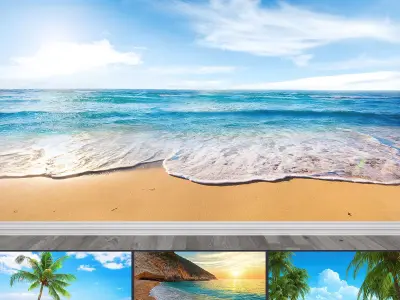 Photo Wallpaper No 5 Low-poly 3D model