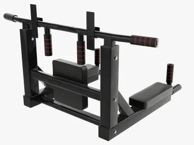 Pull-up bar universal 3D model
