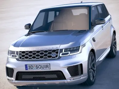 Range Rover Sport PHEV 2018 3D model