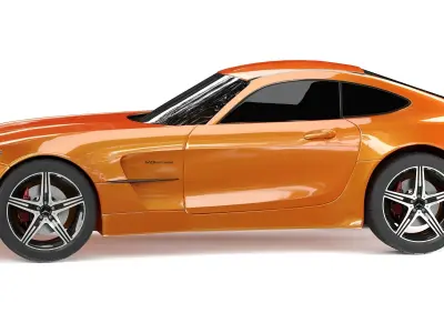 Mercedes AMG GT 3D model