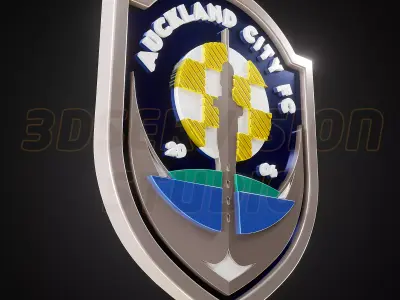 Auckland City logo - Cinematic - 3D print 3D model