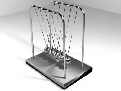 Toys - Newtons Cradle 3D model