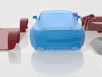 Mercedes Benz AMG GT63 PRO 2025 - 3D Printable Model  3D print model