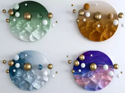 wall decoration Modern pendant 3D model