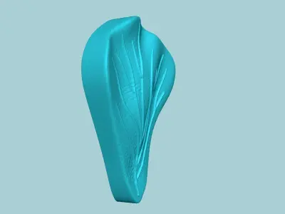 Hibiscus Flower Petal 03 - Moulding Artificial Craft 3D print model