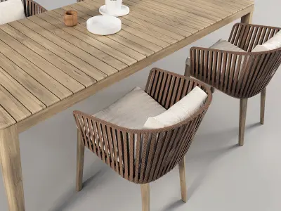 Mood Outdoor Table 3D model