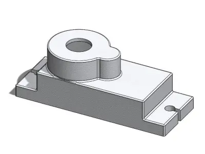 servo motor assembly 3D model