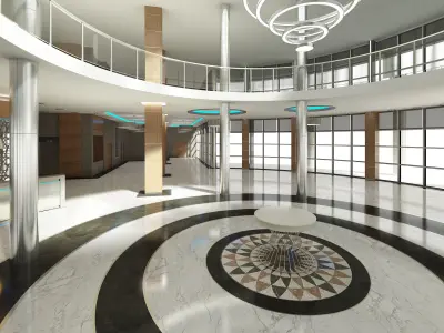 Lobby Interior 3D model